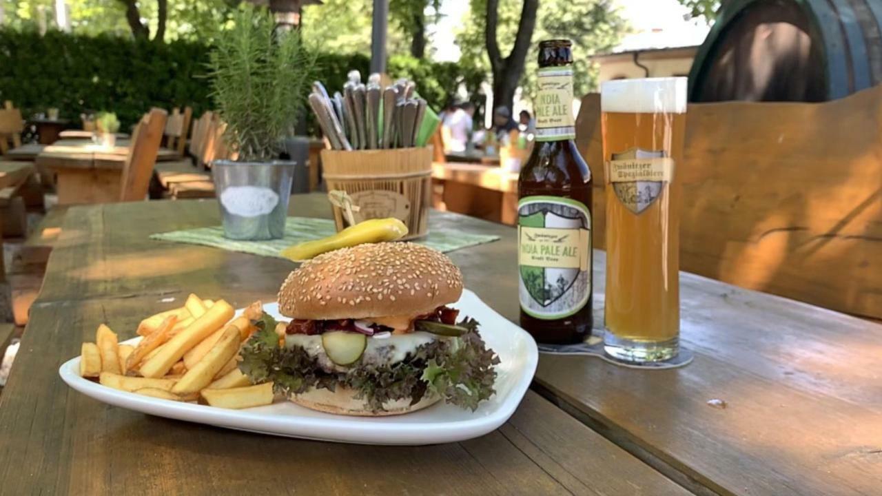 Hotel Brauerei Zwönitz Exterior foto